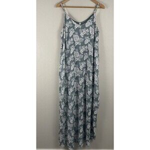 Pinkblush Womens M Sage Green Floral Print Midi Maternity Dress